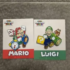 USJ コレクタブルピンズ マリオ&ルイージ