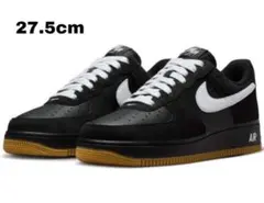 ナイキ エアフォース1 ロー　ブラック　ガムライトブラウン　ホワイト 27.5