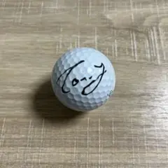 女子プロゴルフ 横山翔亜プロ JLPGA 直筆サインゴルフボール　実使用球のサムネイル