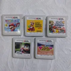 3DSソフトのみ　マリオ系５本まとめ 動作確認済み