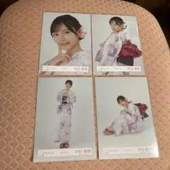 櫻坂46 中川智尋 直筆サイン入り 生写真 浴衣（2025） 櫻坂46 中川智尋 2025年 浴衣 生写真 4種 - メルカリ