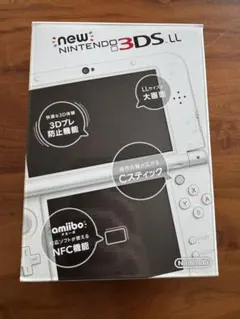 【極美品】上画面IPS液晶New Nintendo 3DS LL ホワイト 本体