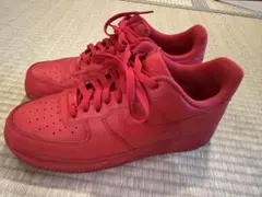 Nike Air Force 1 レッド US 10 クリスマスカラー