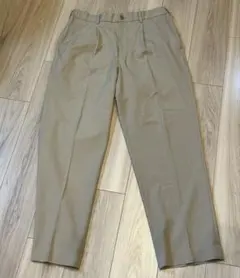 UNIQLO ユニクロ　メンズ　タックワイドパンツ　ベージュ