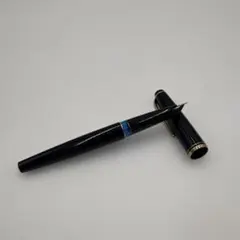美品】モンブラン No300 万年筆シルバー&ブルー - メルカリ