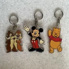 レトロ　東京ディズニーリゾート　キーホルダー　 3点セット　ミッキーマウス