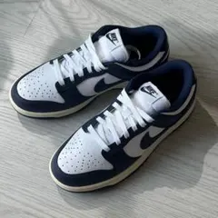 NIKE DUNK LOW ネイビー ホワイト 新品