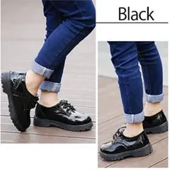 ★新品★17cm フォーマル 靴 キッズ 男の子  ブラック エナメル