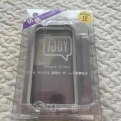 新品　ijoy iPhone12 mini用　衝撃吸収　クリアグレー