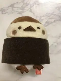 すみっコぐらし　おすしになりきり ボールチェーン付きぬいぐるみ すずめ