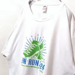 フルーツオブザルーム ファンラン2024 ロゴ Tシャツ ホワイト白XL古着