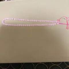 最終値下げ天然石ローズクオーツ、ビーズ 約40cm、7ミリ、新品