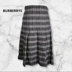 BURBERRYS　ヴィンテージ　プリーツスカート　ウール　チェック