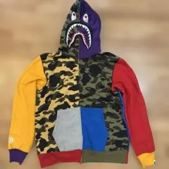 迷彩柄シャークフードパーカー - メルカリ