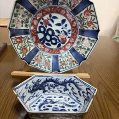 隅折り角皿鉢 明治時代 - メルカリ