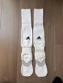 adidas サッカーソックス ホワイト(19cm-21cm)
