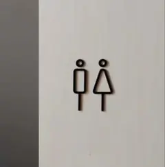 【未使用品】MOHEIM SIGNS restroom ピクトグラム