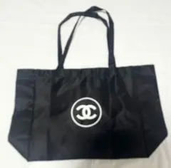 新品CHANEL ノベルティ トートバッグ黒のサムネイル