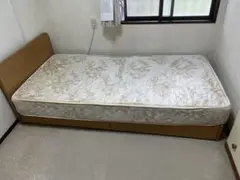直接引き取り　シングルベッド　マットレスセット
