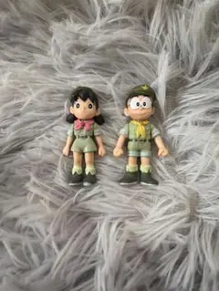 のび太としずかちゃん　可動式フィギュアセット