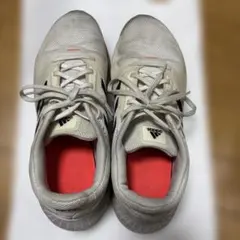 白　アディダス　スニーカー　24.5㎝