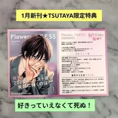 《1月新刊》好きっていえなくて死ぬ！２／TSUTAYA特典両面イラストカード