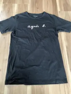 00sビンテージ アニエスベー スポーツ ’80 ロゴプリント カットソー S ロゴプリント コットン 半袖Tシャツ 