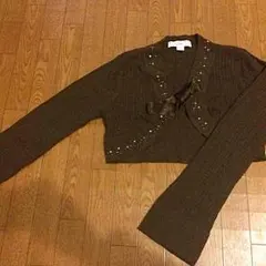 ショート丈 カーディガン