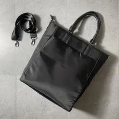 未使用級✨️ d-FAVE 2way 大人の推し活トートバッグ ブラックのサムネイル
