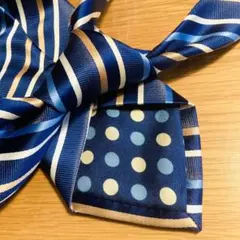 ポールスミス PaulSmith ネクタイ レジメンタル BL ブルー 青