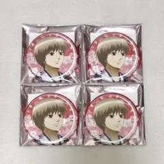 銀魂 土方十四郎 缶バッジ 2点 HANA・BIYORI はなびより 銀魂日和