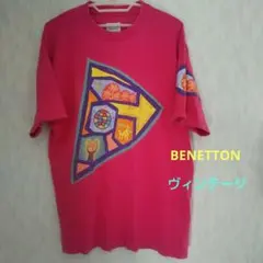 90s ヴィンテージ ベネトン 半袖Tシャツ イタリア製