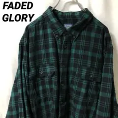 N-5196 FADED GLORY アメリカ古着 ネルシャツ 長袖シャツ3XL
