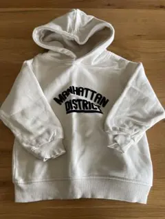 ZARA フード付きトレーナー 98cm ホワイト