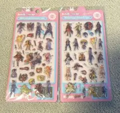 ぷくぷくシール　2枚セット　立体シール　ナルト　ぷっくりシール