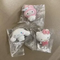 サンリオキャラクターズ　ふわふわフロッキードール　マイメロディ　シナモン　キティ