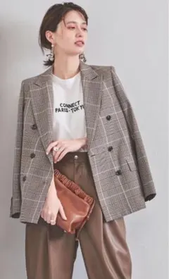 美品　ユナイテッドアローズ　チェックジャケット