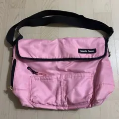 Samantha Thavasa ナイロンショルダーバッグ ピンク 斜めがけ