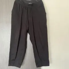 ユニクロU　フレンチリブパンツ　ブラック　M