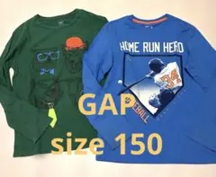 GAP Kids 長袖Tシャツ 2枚セット 150cmのサムネイル