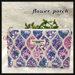 ポーチ　通帳ケース　母子手帳ケース　フラットポーチ　ピンク　A6 ハンドメイド