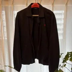 【USA古着】90s ラルフローレン ネイビー M チンストラップ