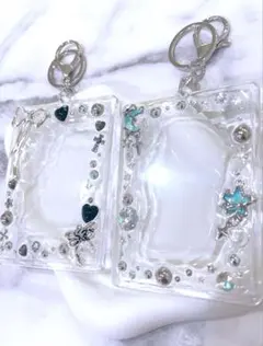 トレカケース ハンドメイド クリア y2k