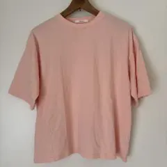 DISCOAT 半袖 Tシャツ サーモンピンク Mサイズのサムネイル