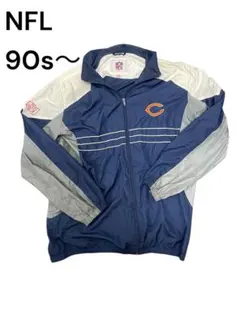 90s NFL フルジップジャケット ネイビー