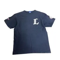 プリントTシャツ Lions 半袖 コットン ネイビー M 古着 8h - メルカリ