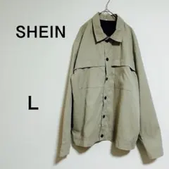 メンズ SHEIN ベージュ ジャケット Lサイズのサムネイル