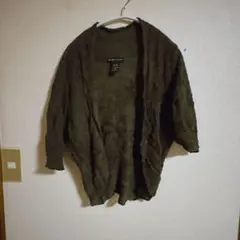 NEW YORK & COMPANY カーディガン XL オリーブグリーン