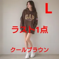 GAP パーカー タイムズスクエア クールブラウン L - メルカリ