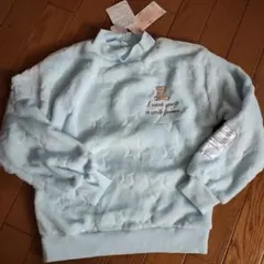 フリース素材トレーナー